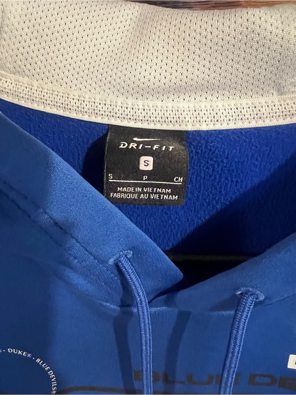 Nike Royal Blue Pullover Hoodie - Picture 3 of 4